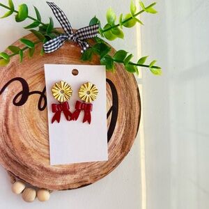 Polymer clay earrings